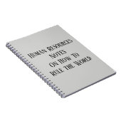 Hinweise zum Regieren in der Welt Notizblock (Rechte Seite)