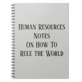 Hinweise zum Regieren in der Welt Notizblock (Vorderseite)