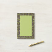 Hinweise zum Retro Brown Post Post-it Klebezettel (Auf Schreibtisch)