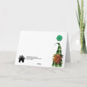 Hinweise zum St. Patrick's Day Custom Logo Busines Dankeskarte (Rückseite)