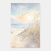 Hinweise zum Strand Post-it Klebezettel (Vorderseite)