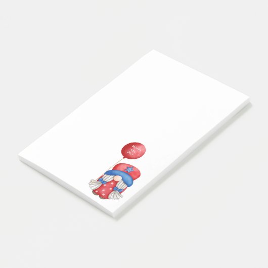 Hinweise zum Unabhängigkeitstag Post-it Klebezettel (angewinkelt)