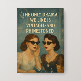 Hinweise zum Violet Vintag Kristall Drama Button