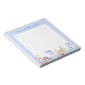 Hinweise zur Blumenkrankheit Notizblock (angewinkelt)