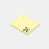 Hinweise zur Buchung Post-it Klebezettel (angewinkelt)