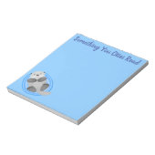 Hinweise zur Darstellung des Cartoon niedlicher Se Notizblock (Rotiert)