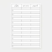 Hinweise zur Erinnerung von Kennwörtern Post-it Klebezettel (Vorderseite)