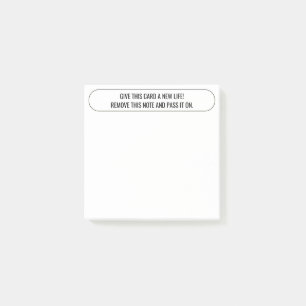 Hinweise zur Karte freigeben Post-it Klebezettel