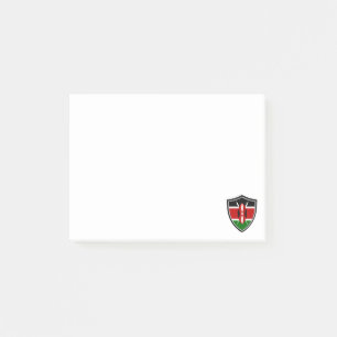 Hinweise zur kenianischen Flagge Post-it Klebezettel