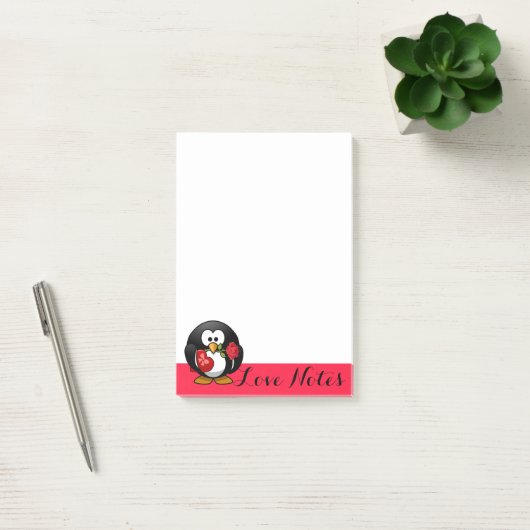 Hinweise zur Liebe von Pinguin Post-it Klebezettel (Büro)