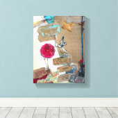 Hinweise zur Mixed Media Liebe Leinwanddruck (Insitu (Holzboden))