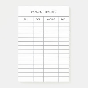 Hinweise zur personalisierten Zahlung Post-it Klebezettel