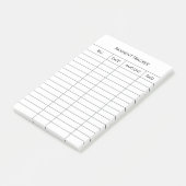 Hinweise zur personalisierten Zahlung Post-it Klebezettel (angewinkelt)