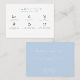  Hinweise zur Schmuckpflege | Blau Visitenkarte