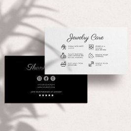 Hinweise zur Schmuckpflege - Business dank Karte