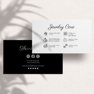 Hinweise zur Schmuckpflege - Business dank Karte