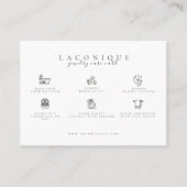  Hinweise zur Schmuckpflege | Earring Care | Doodl Visitenkarte (Vorderseite)