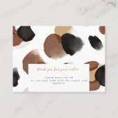 Hinweise zur Schmuckpflege | Leopard Visitenkarte (Rückseite)