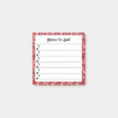 Hinweise zur Selbstklemmung Post-it Klebezettel (Vorderseite)