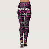 Hinweise zur Sensibilisierung...Brustkrebs Leggings (Rückseite)