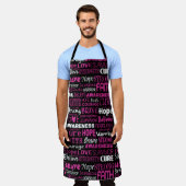 Hinweise zur Sensibilisierung...Brustkrebs Schürze (Getragen)