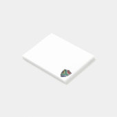 Hinweise zur Südafrika-Flagge Post-it Klebezettel (angewinkelt)