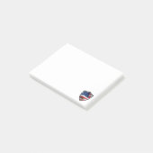 Hinweise zur US-Flagge Post-it Klebezettel (angewinkelt)