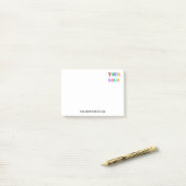 Hinweise zur Werbeaktion für kundenspezifische Log Post-it Klebezettel (Auf Schreibtisch)