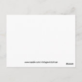 Hinweise zur Zimmerwahrnehmung 10 Cent Vintag Post Postkarte (Rückseite)