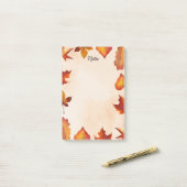 Hinweisen zum Fall Leaf Post-it Klebezettel (Auf Schreibtisch)