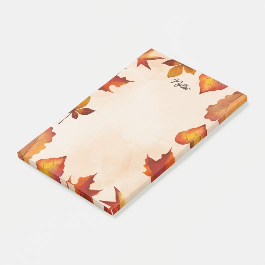 Hinweisen zum Fall Leaf Post-it Klebezettel (angewinkelt)