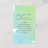 Hinzufügen benutzerdefinierter Logo-Essential-Öle Visitenkarte (Rückseite)