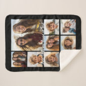 Hinzufügen der 9-Foto-Collage - COLOR bearbeiten Sherpadecke (Vorderseite (Horizontal))