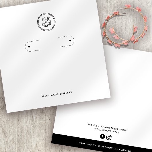 Hinzufügen der Anzeigetafel für die Ohrringe Telefonnummerkarte