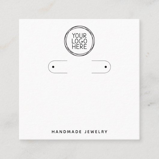 Hinzufügen der Anzeigetafel für die Ohrringe Telefonnummerkarte (Vorderseite)