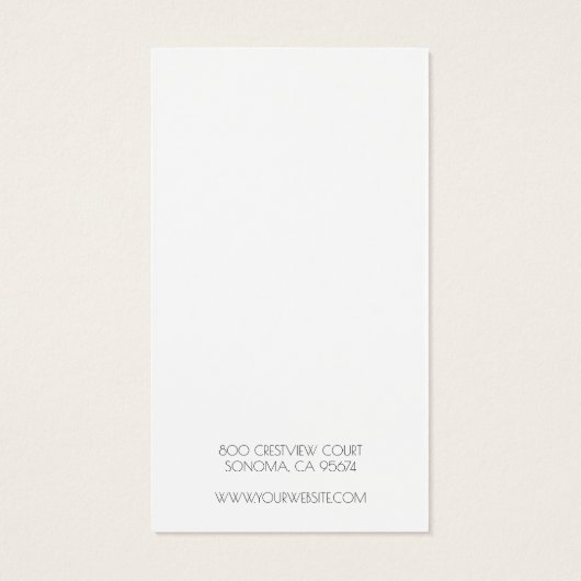 Hinzufügen der einfachen Ohrsichtkarte für Ihr Log (Rückseite)