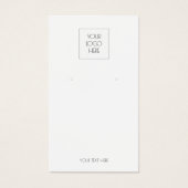 Hinzufügen der einfachen Ohrsichtkarte für Ihr Log (Vorderseite)