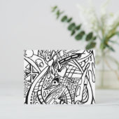 Hinzufügen der Farbe BW2 Farbe Me Postkarte (Stehend Vorderseite)