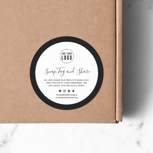 Hinzufügen der Farbskala für die bearbeiteten Logo Runder Aufkleber