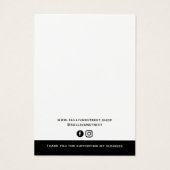 Hinzufügen der Grafikkarte für die Kette Ohrringe (Rückseite)