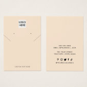 Hinzufügen der Grafikkarte für die Kette Ohrringe  (Vorne & Hinten)