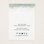 Hinzufügen der Grafikkarte für die Kette Ohrringe  (Rückseite)