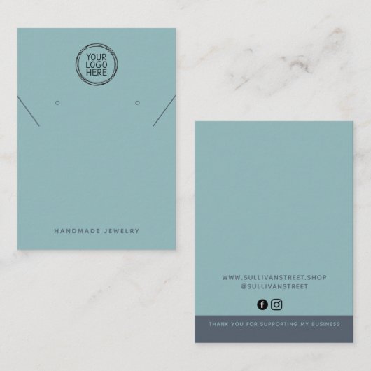 Hinzufügen der Grafikkarte für die Kette Ohrringe  Telefonnummerkarte (Vorne/Hinten)