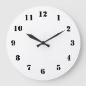 Hinzufügen der Hintergrundsäulenhalterung Große Wanduhr (Vorderseite)