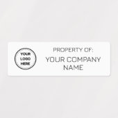 Hinzufügen der Logo-Eigenschaft Etiketten (Design 2)