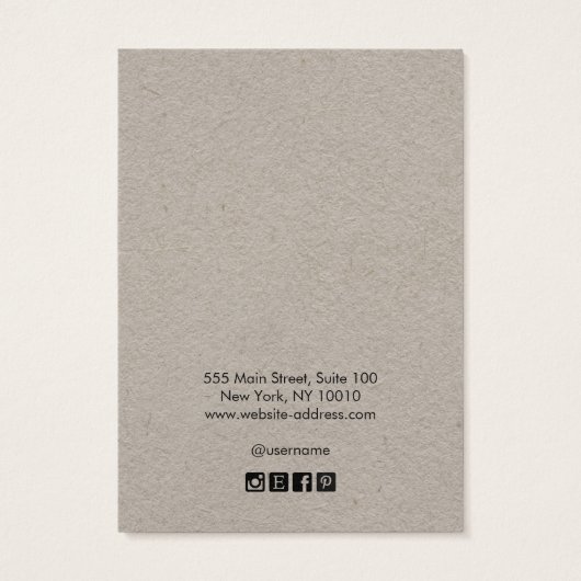 Hinzufügen der Logo-Kraft-Ohrsichtkarte (Rückseite)