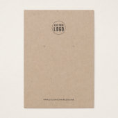 Hinzufügen der Logo-Script-Schreibmaschine zur Wer (Vorderseite)