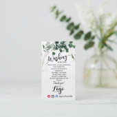 HINZUFÜGEN DER LOGO-WASSERANleitung CARE CARD euca Visitenkarte (Stehend Vorderseite)