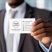 Hinzufügen der Logo-Website jedes soziale Medien m Visitenkarte