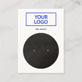 Hinzufügen der Schwarz-weißen Ohrensichtkarte für Visitenkarte